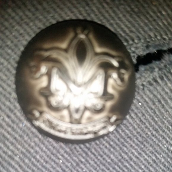 Mackage black military style jacket with leather trim EUC - Picture 4 of 12